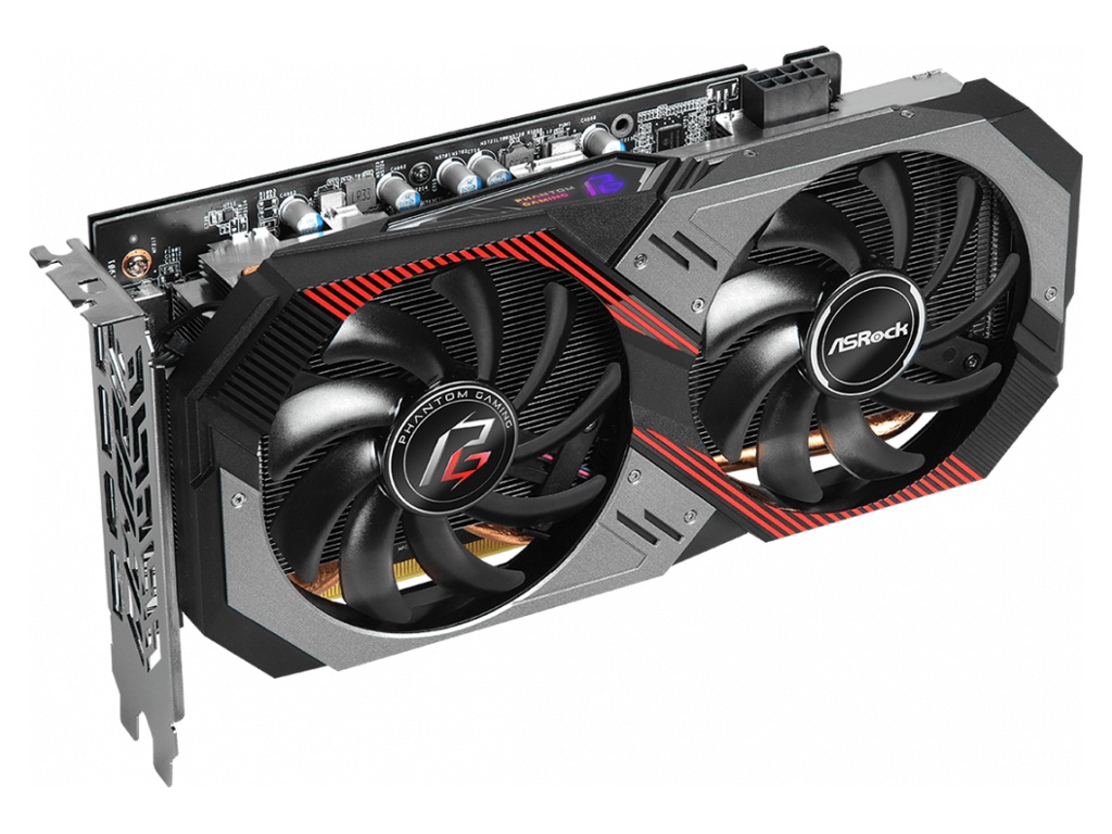 

Видеокарта ASRock Phantom Gaming D2 RX 5600 XT 1420Mhz PCI-E 3.0 6144Mb 12000Mhz 192 bit 3xDP HDMI HDCP RX 5600 XT PGD2 6GO, RX 5600 XT PGD2 6GO