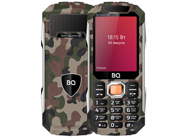 Сотовый телефон BQ 2817 Tank Quattro Power Camouflage мобильный телефон bq 2817 tank quattro power green