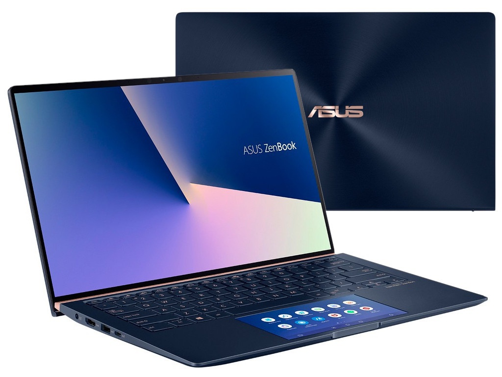 фото Ноутбук asus zenbook ux434fl-a6006r 90nb0mp1-m05580 (intel core i5-8265u 1.6ghz/8192mb/512gb ssd/nvidia geforce mx250 2048mb/wi-fi/bluetooth/cam/14.0/1920x1080/windows 10 64-bit)