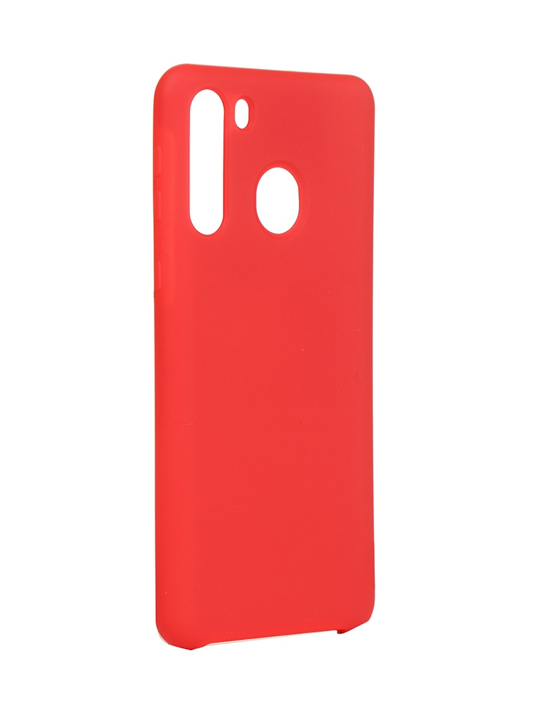 

Чехол Innovation для Samsung Galaxy A21 Silicone Cover Red 16840, 16840