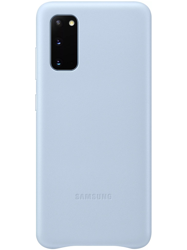 Чехол для Samsung Galaxy S20 Leather Cover Sky Blue EF-VG980LLEGRU