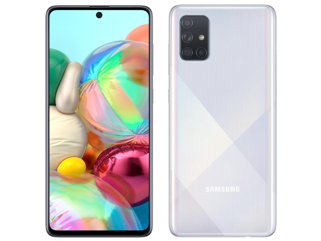 фото Сотовый телефон samsung sm-a715f galaxy a71 6gb/128gb silver выгодный набор + серт. 200р!!!