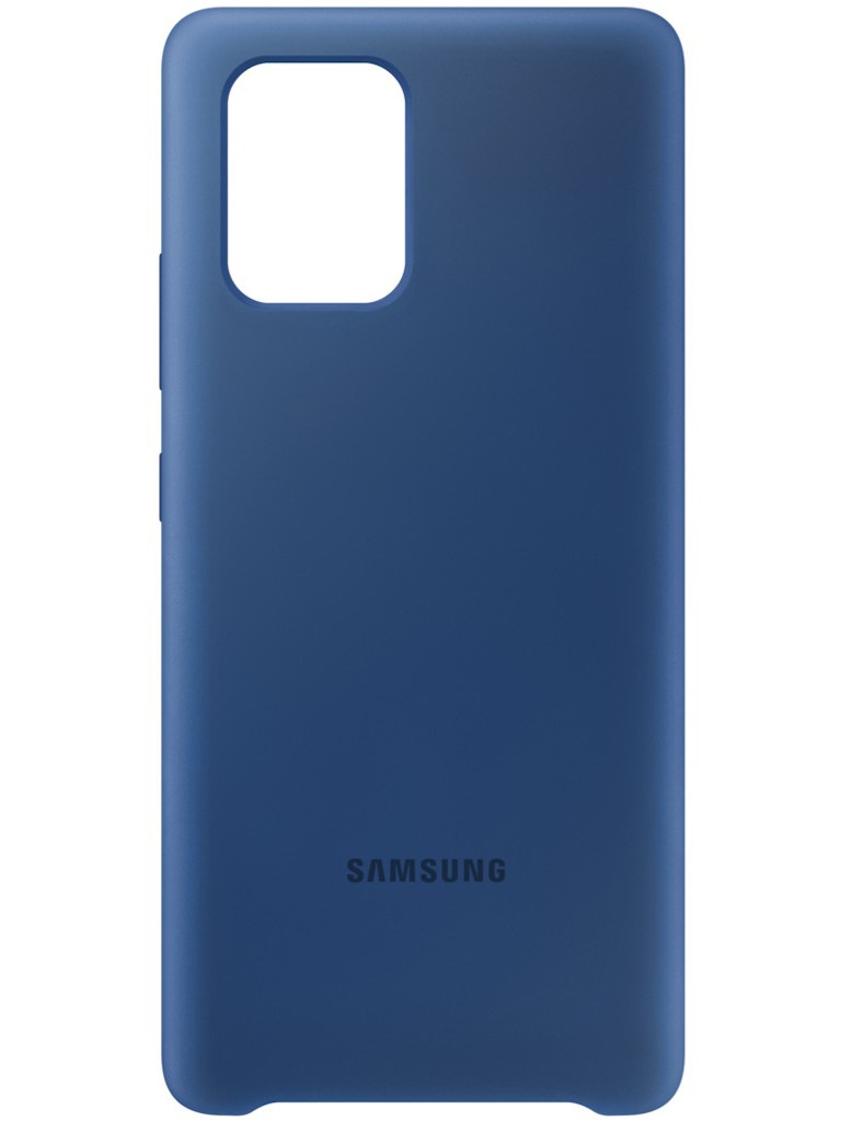 фото Чехол для samsung galaxy s10 lite silicone cover blue ef-pg770tlegru