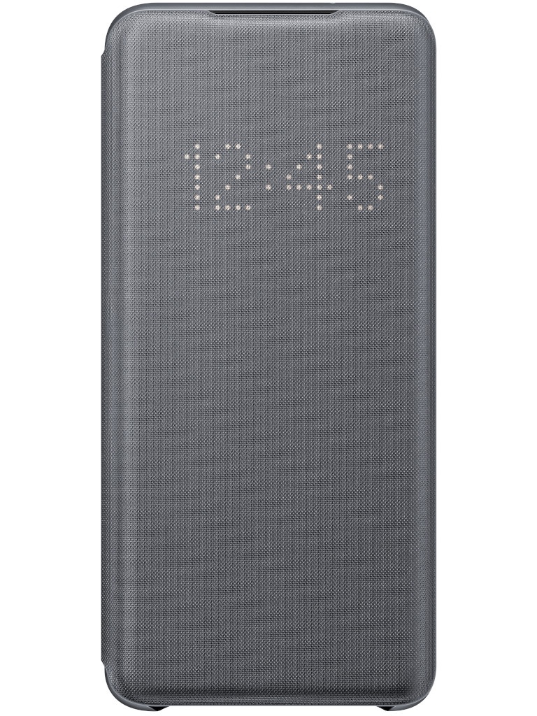 фото Чехол для samsung galaxy s20 smart led view cover grey ef-ng980pjegru