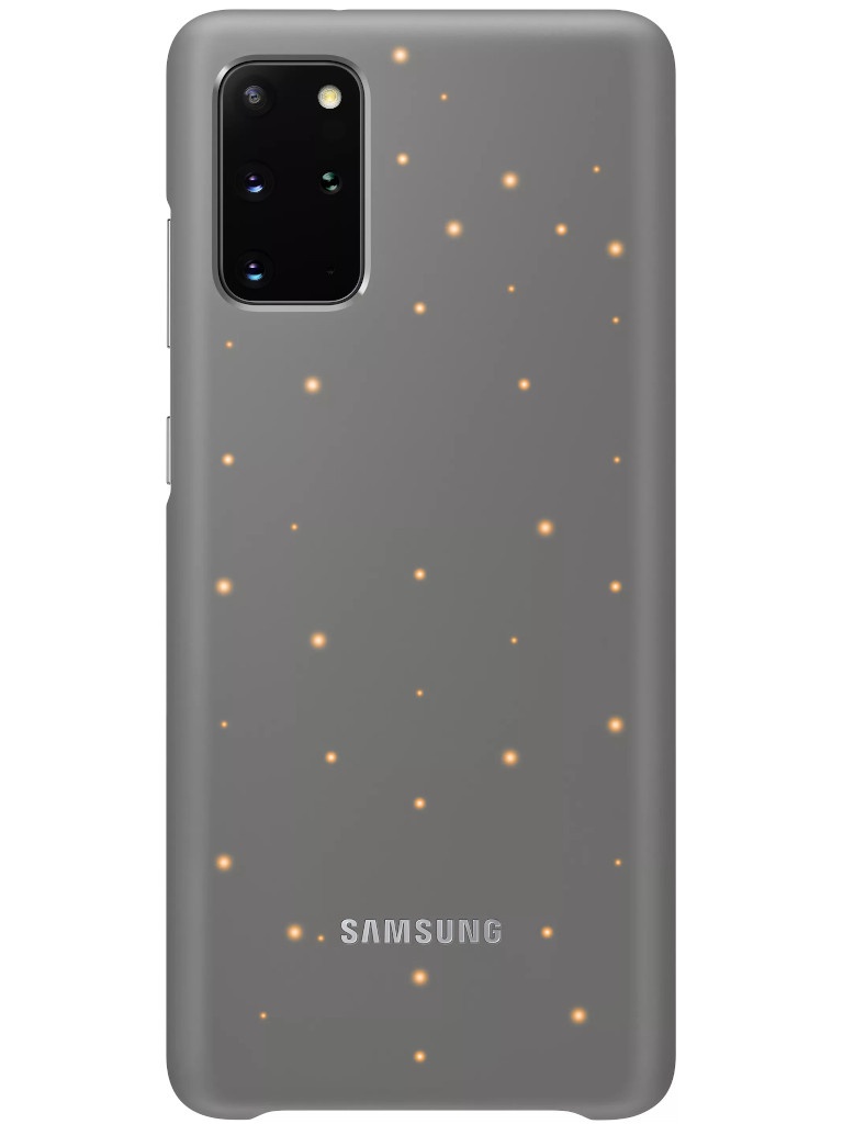 фото Чехол для samsung galaxy s20 plus smart led cover grey ef-kg985cjegru