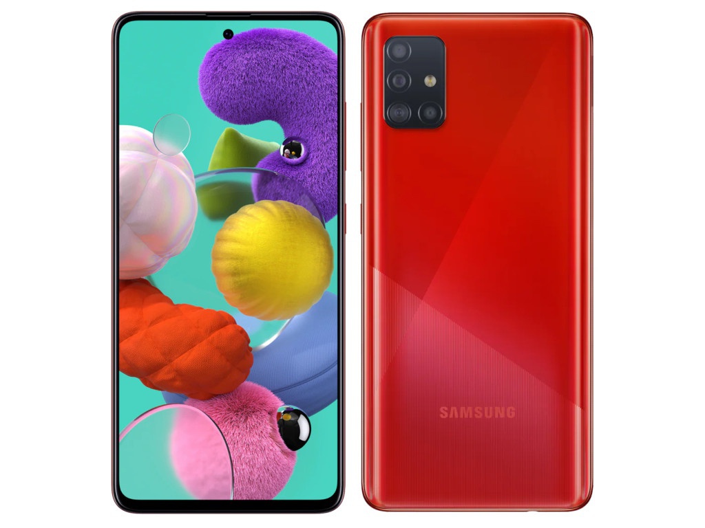 фото Сотовый телефон samsung sm-a515f galaxy a51 4gb/64gb red выгодный набор для selfie + серт. 200р!!!
