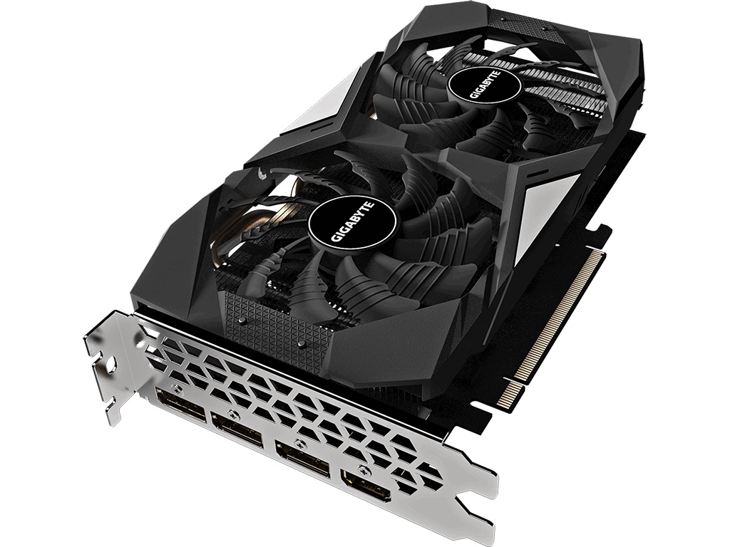 фото Видеокарта gigabyte amd radeon rx 5600 xt windforce oc 6g 1460mhz pci-e 4.0 6144mb 12000mhz 192 bit hdmi 3xdp gv-r56xtwf2oc-6gd