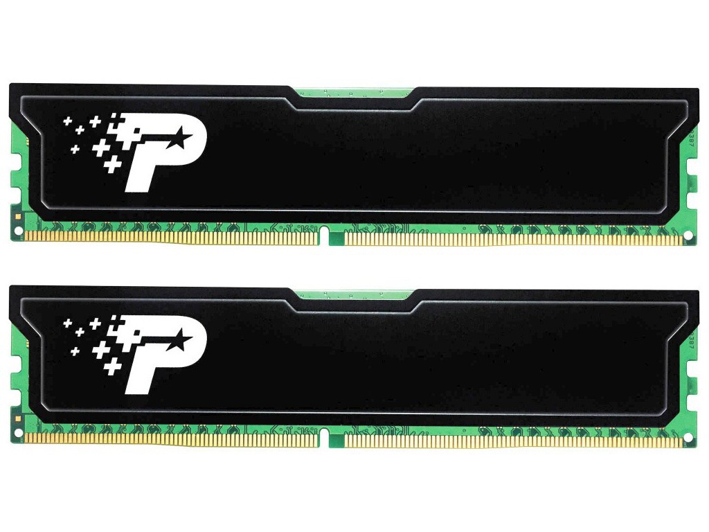 

Модуль памяти Patriot Memory DDR4 DIMM 2666MHz PC-21300 CL19 - 16Gb KIT (2x8Gb) PSD416G2666KH, PSD416G2666KH