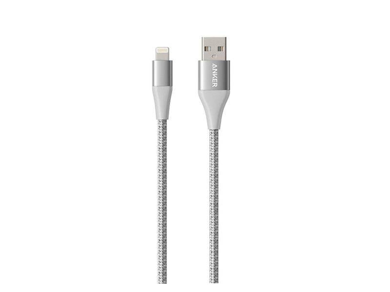 фото Аксессуар anker powerline+ ii lightning cable 0.9m silver a8452h41