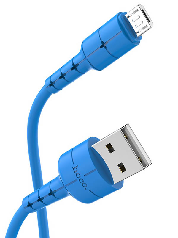 фото Аксессуар hoco x30 star usb - type-c 120cm blue 95218