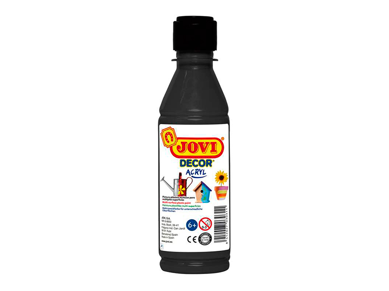 фото Краска акриловая jovi 250ml black 68030