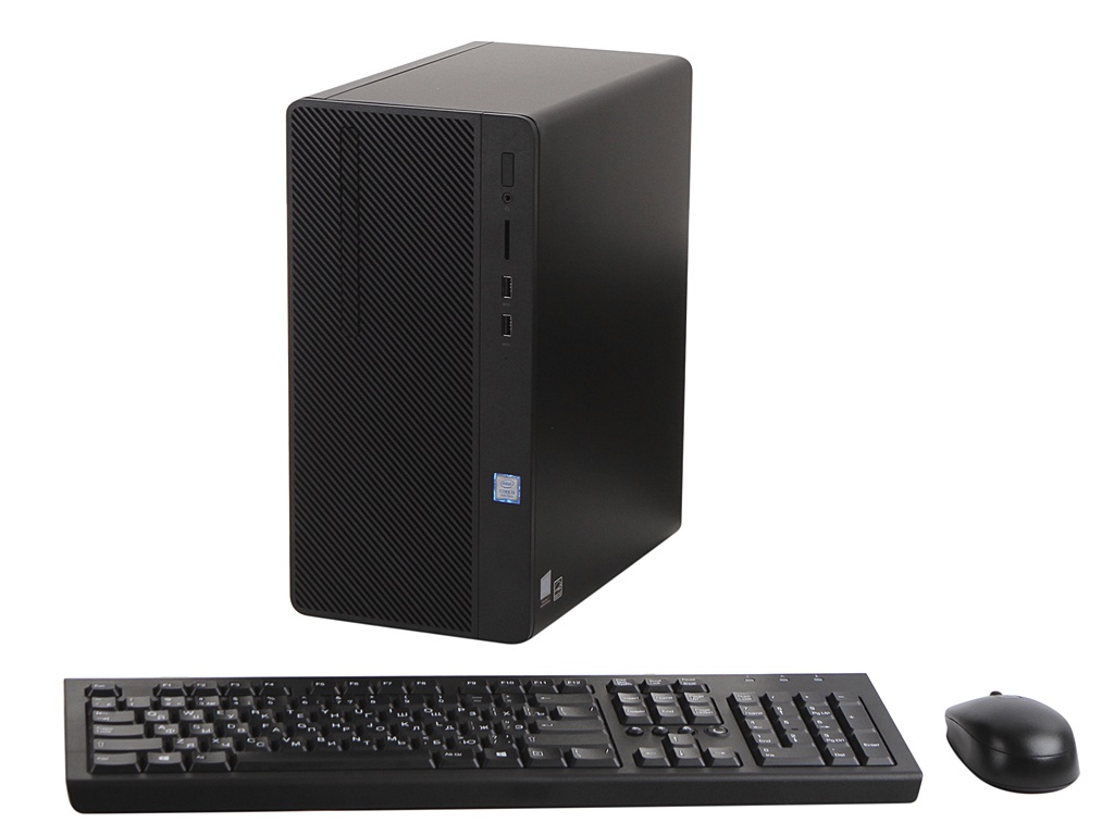 фото Настольный компьютер hp 290 g2 black 4vf85ea (intel core i5-8500 3.0 ghz/4096mb/500gb/dvd-rw/intel hd graphics/windows 10 pro 64-bit) hp (hewlett packard)