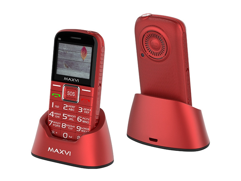 Сотовый телефон Maxvi B5 Red
