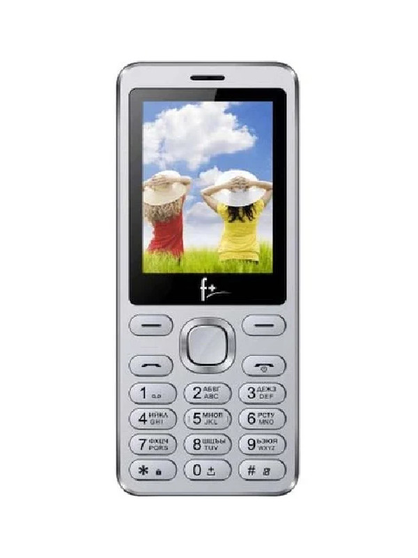 Сотовый телефон F+ S240 Silver сотовый телефон f ezzy4 white