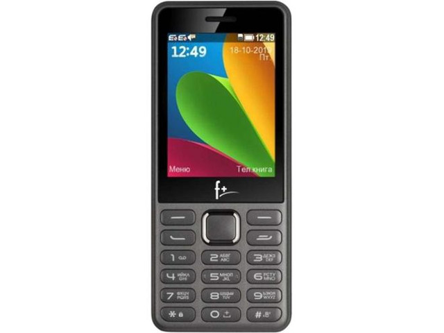 Сотовый телефон F+ S240 Dark Grey цена и фото