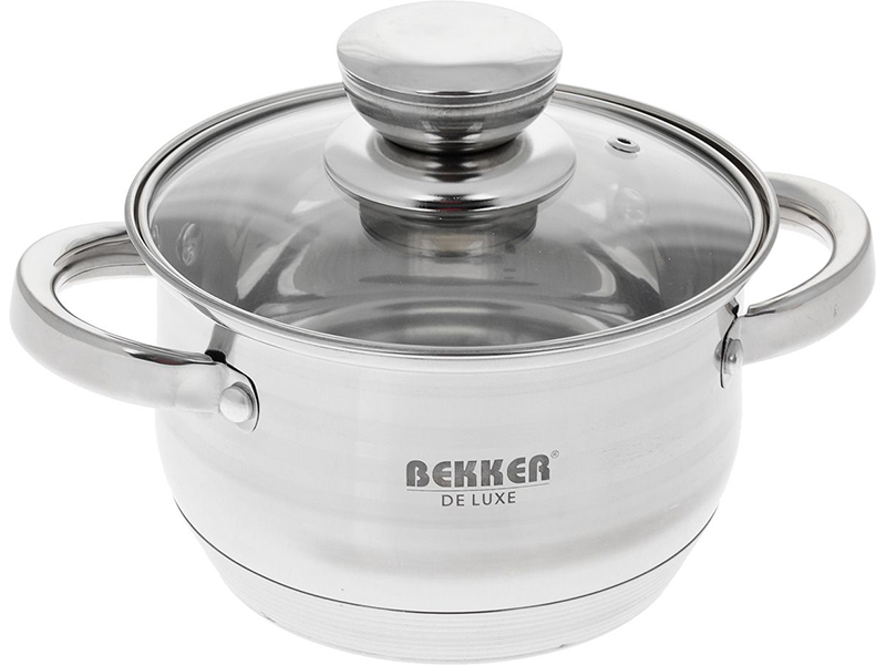 

Кастрюля Bekker De Luxe 2.1L BK-1757, BK-1757