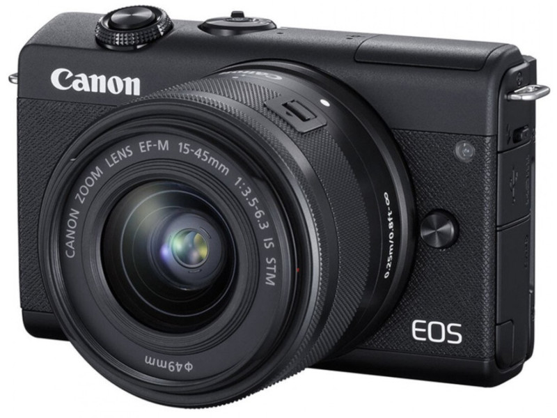 фото Фотоаппарат canon eos m200 kit 15-45 is stm black 3699c010