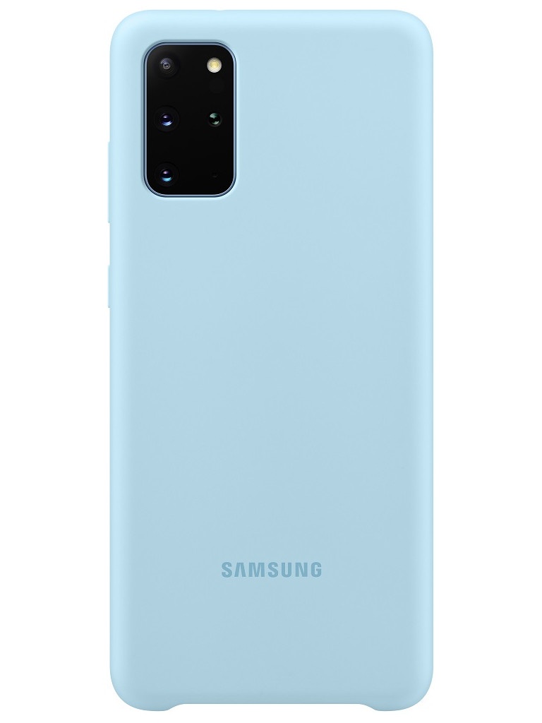 

Чехол для Samsung G985 Galaxy S20 Plus Silicone Cover Light Blue EF-PG985TLEGRU, SAM-EF-PG985TLEGRU