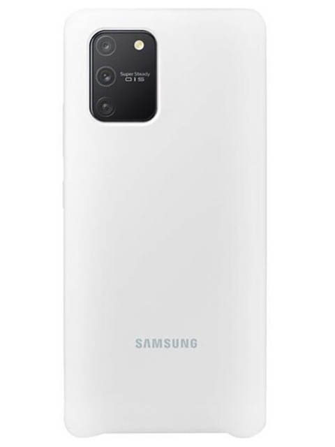 

Чехол для Samsung G770 Galaxy S10 Lite Silicone Cover White EF-PG770TWEGRU, SAM-EF-PG770TWEGRU