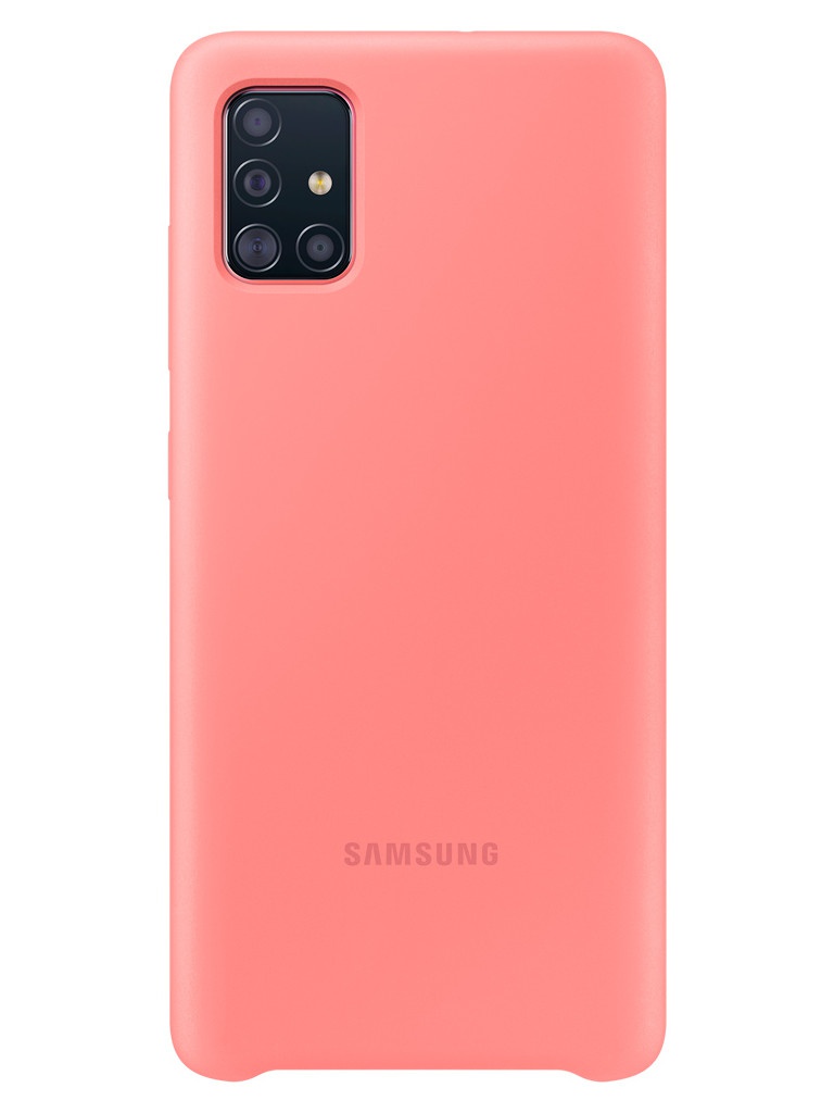 

Чехол для Samsung A515 Galaxy A51 Silicone Cover Pink EF-PA515TPEGRU, SAM-EF-PA515TPEGRU