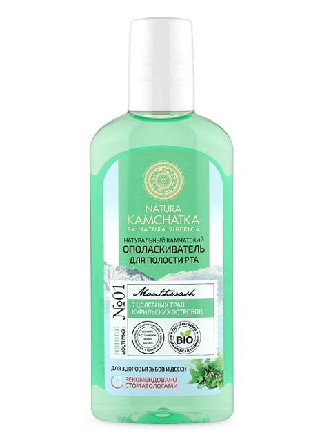 

Ополаскиватель для полости рта Natura Siberica Kamchatka для здоровья зубов и десен 250ml 0382 / 34525, 382