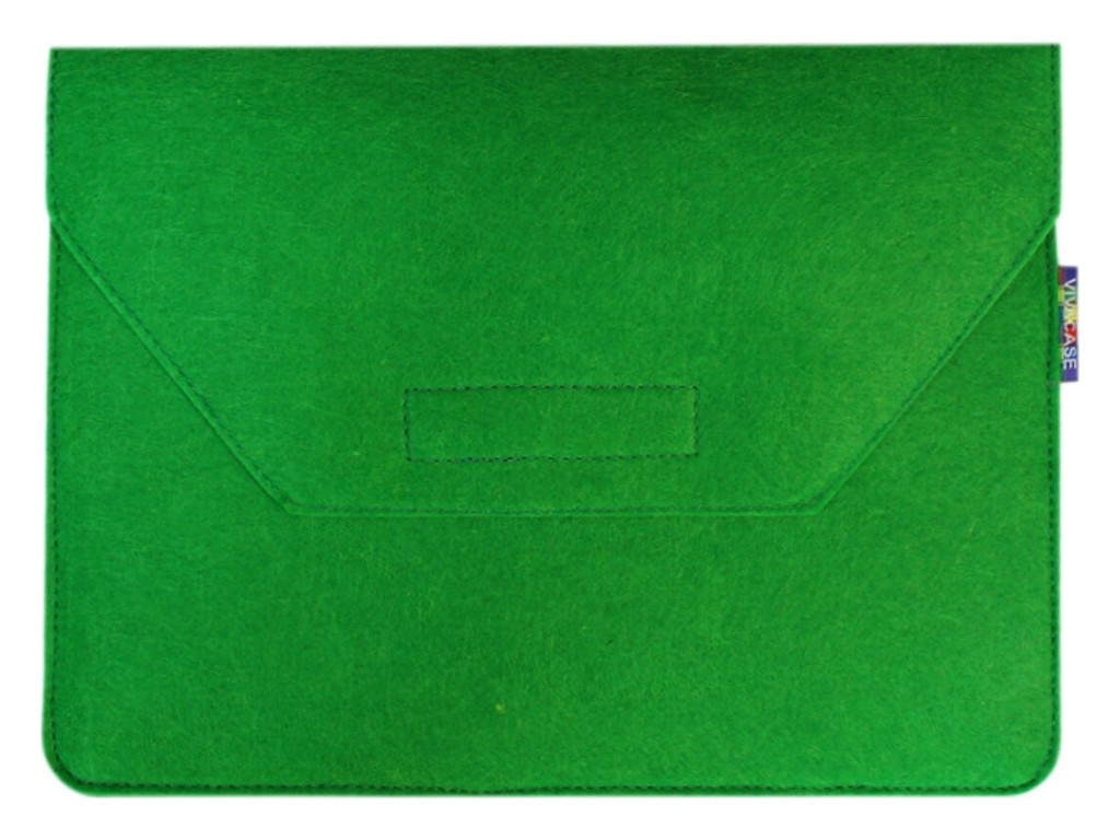 фото Аксессуар чехол-папка 12-13.3-inch vivacase для macbook felt green vcn-felt133-green
