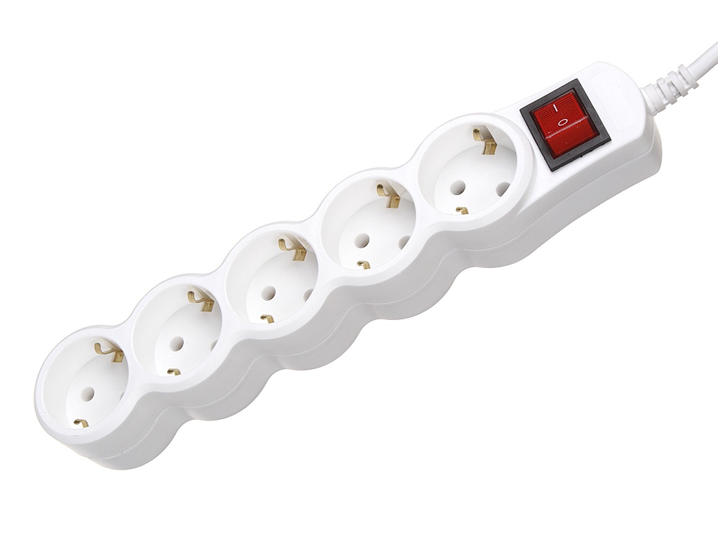 фото Сетевой фильтр 5bites 5 sockets 5m white sp5w-250