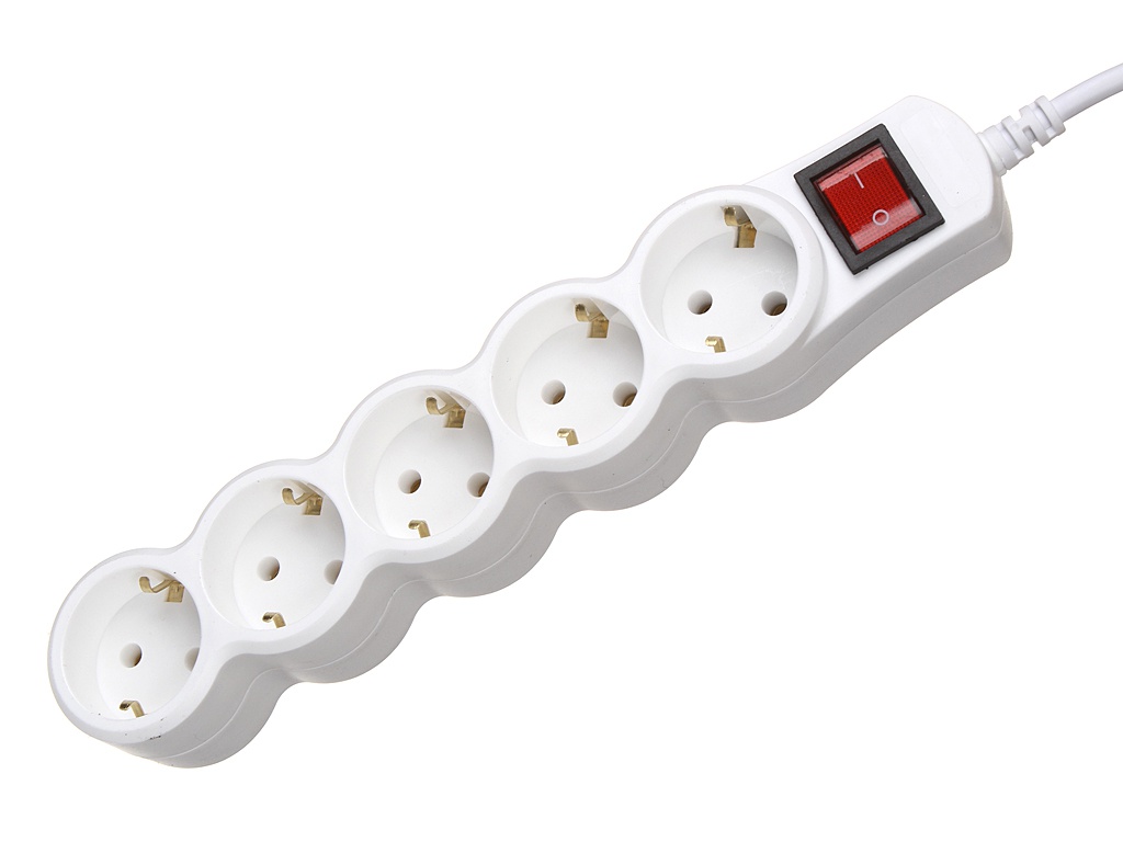 фото Сетевой фильтр 5bites 5 sockets 3m white sp5w-230