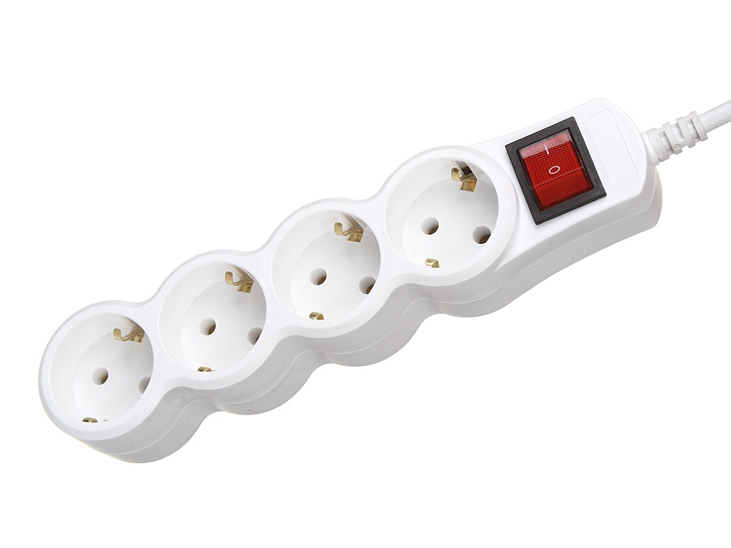 фото Сетевой фильтр 5bites 4 sockets 5m white sp4w-150