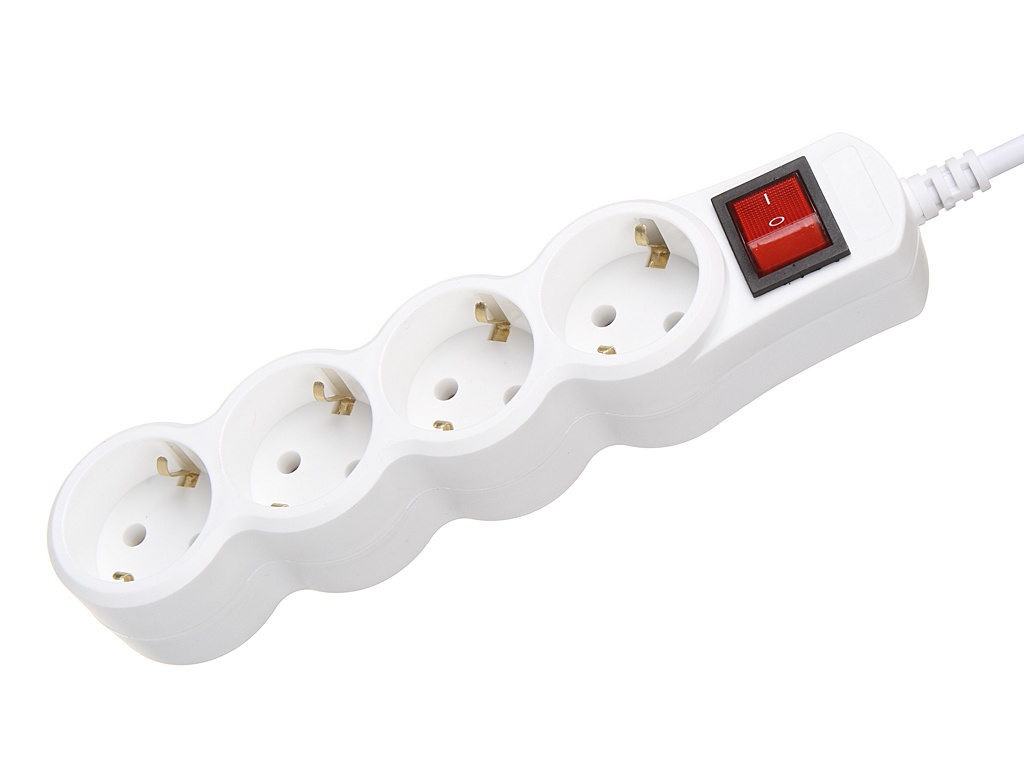 фото Сетевой фильтр 5bites 4 sockets 3m white sp4w-130