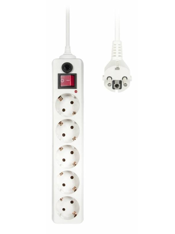 

Сетевой фильтр Buro 5 Sockets 10m White 500SH-10-W, 500SH-10-W