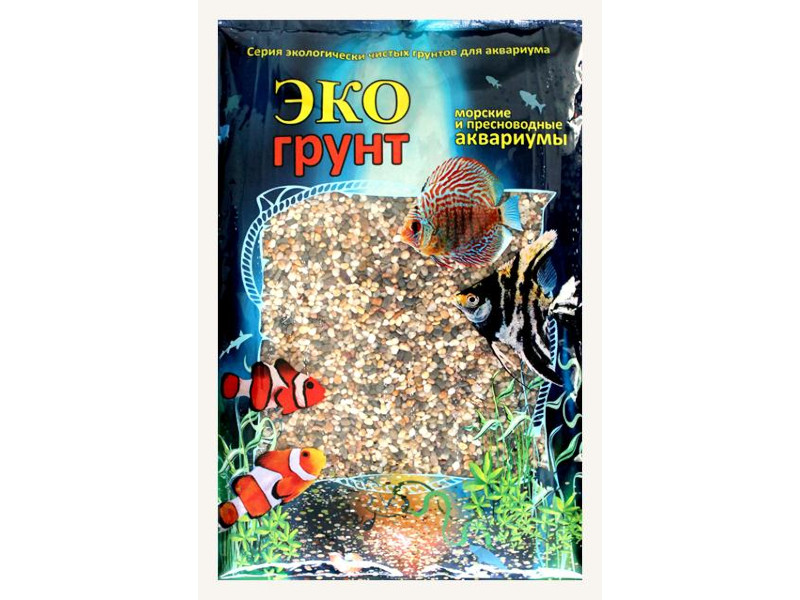 

Галька Эко грунт Феодосия мини 1-3mm 7kg 7-1001, 7-1001