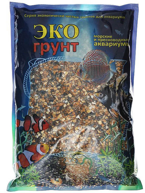 

Галька Эко грунт Каспий №1 2-4mm 7kg 7-1008, 7-1008