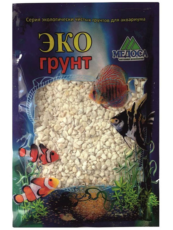 

Мраморная крошка Эко грунт 2-5mm 1kg White 210010, 210010