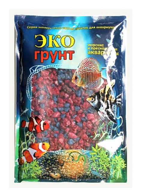 

Цветная мраморная крошка Эко грунт 5-10mm 3.5kg Red/Blue г-0274, г-0274