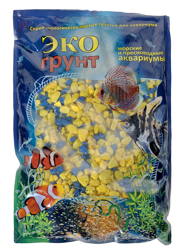 

Цветная мраморная крошка Эко грунт 5-10mm 3.5kg Yellow/Blue г-0298, г-0298