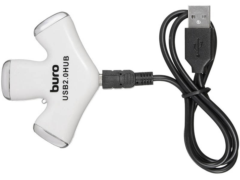 

Хаб Buro USB2.0 3xUSB BU-HUB3-0.5-U2.0-Paw, BU-HUB3-0.5-U2.0-Paw
