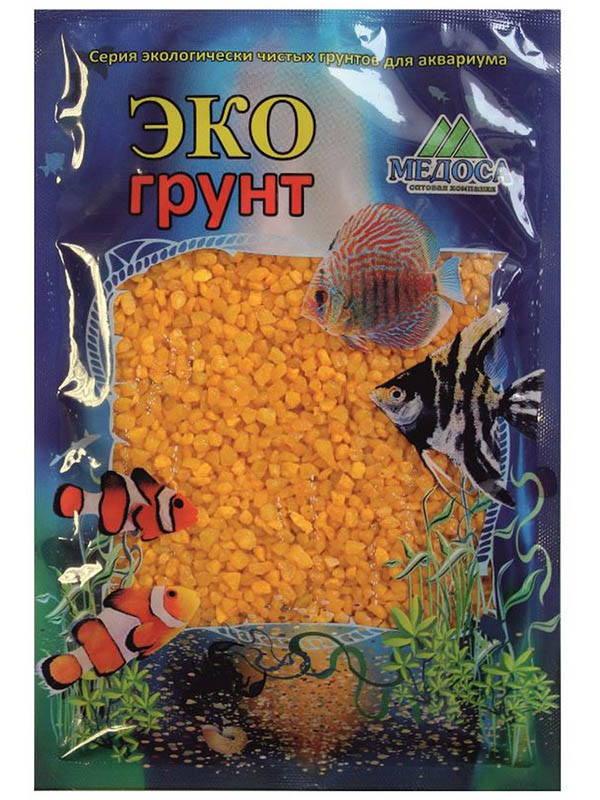 

Цветная мраморная крошка Эко грунт 2-5mm 3.5kg Yellow г-1005, г-1005