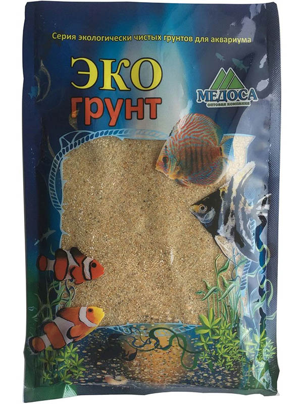 

Натуральный кварцевый грунт Эко грунт Солнечный 0.5-1.0mm 3.5kg г-0119, г-0119