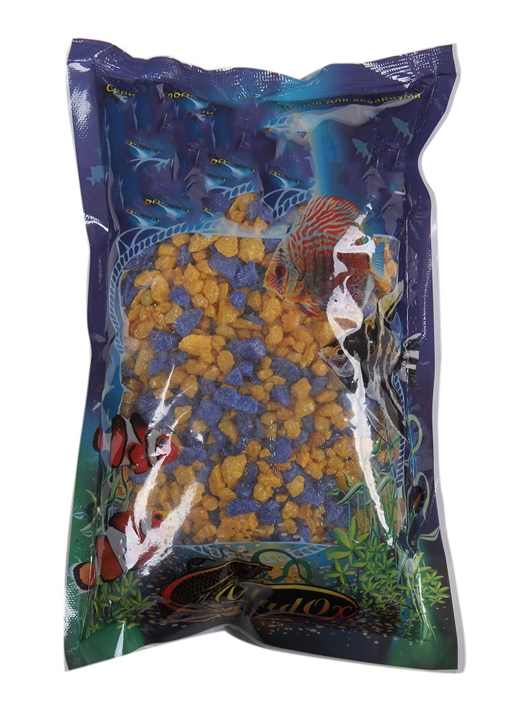 

Цветная мраморная крошка Эко грунт 5-10mm 1kg Yellow/Blue 290012, 290012