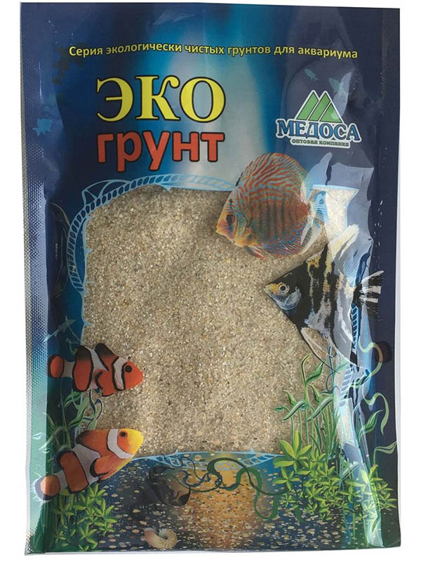

Натуральный кварцевый грунт Эко грунт Лунный 0.5-1.0mm 1kg 500043, 500043