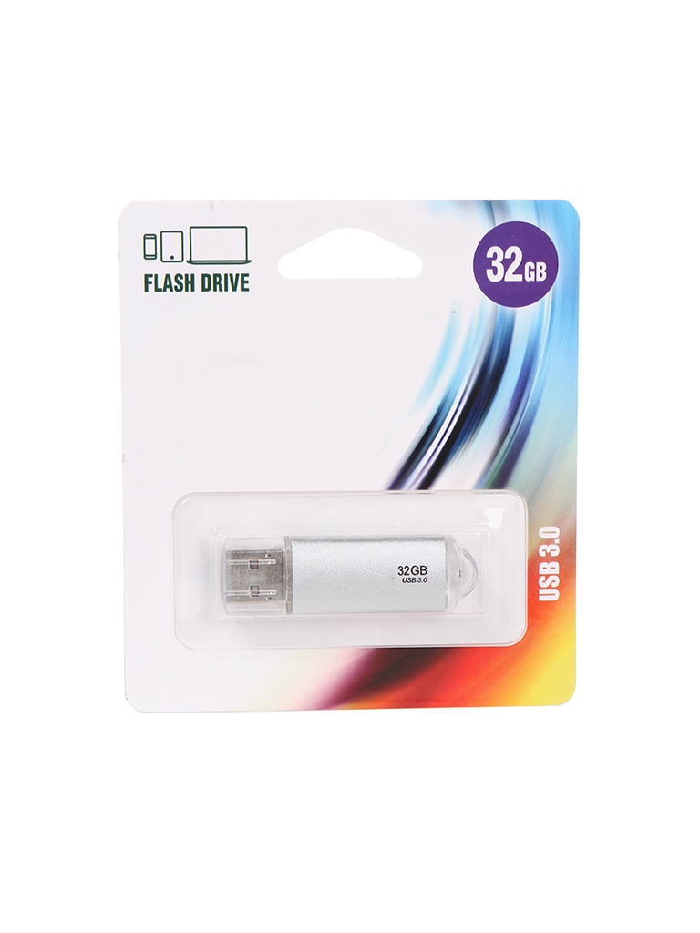 

USB Flash Drive 32Gb - Perfeo C14 Metal Series Silver PF-E02S032ES, C14