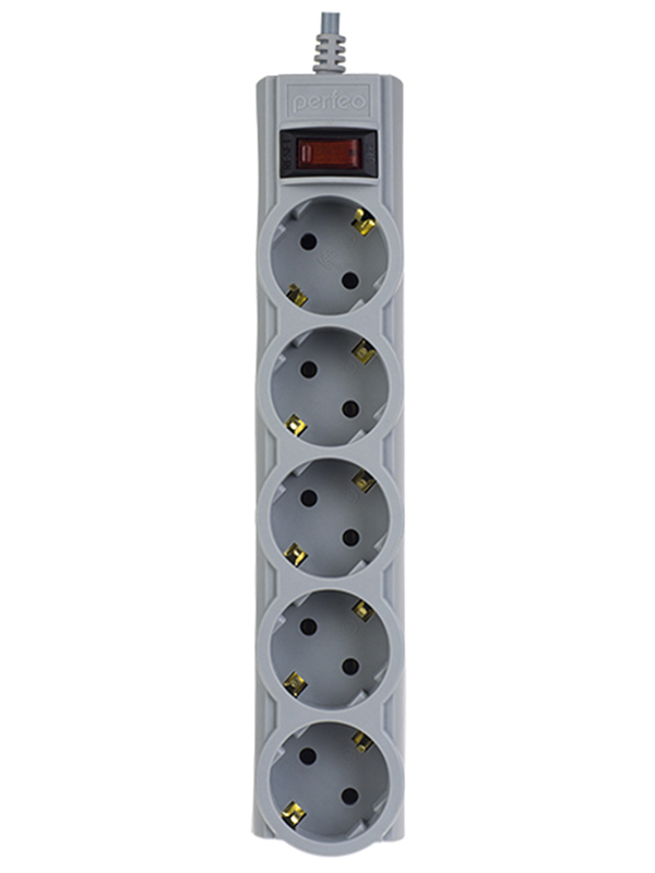   Perfeo Powerx 5 Sockets 3m Grey PF_A4717