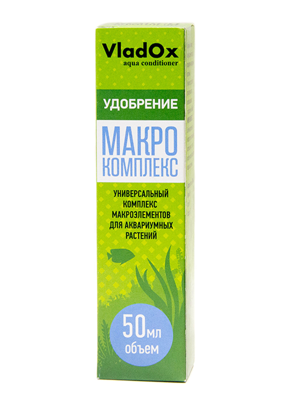 Средство Vladox Макрокомплекс 82634 - Высокоэффективное удобрение для устранения дефицита макроэлементов в аквариуме с живыми растениями 50ml