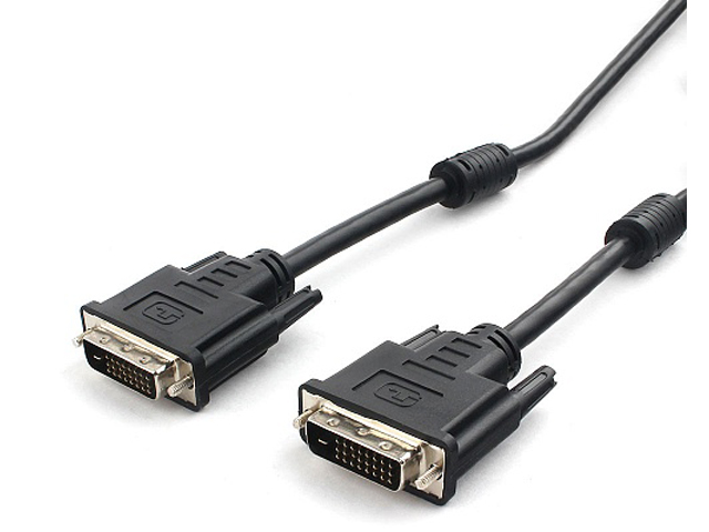 Аксессуар Gembird Cablexpert DVI-D Dual Link 25M/25M 1.8m Black CC-DVI2L-BK-6 кабель vention dvi d dual link 25m 25m с ферритовым фильтром 3м