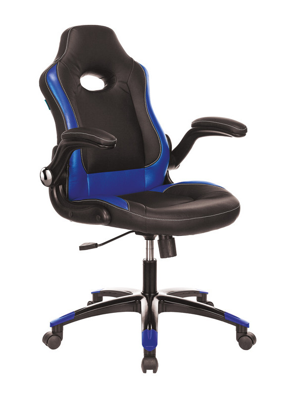 Компьютерное кресло Бюрократ Viking-1N Black-Blue /BL-BLUE