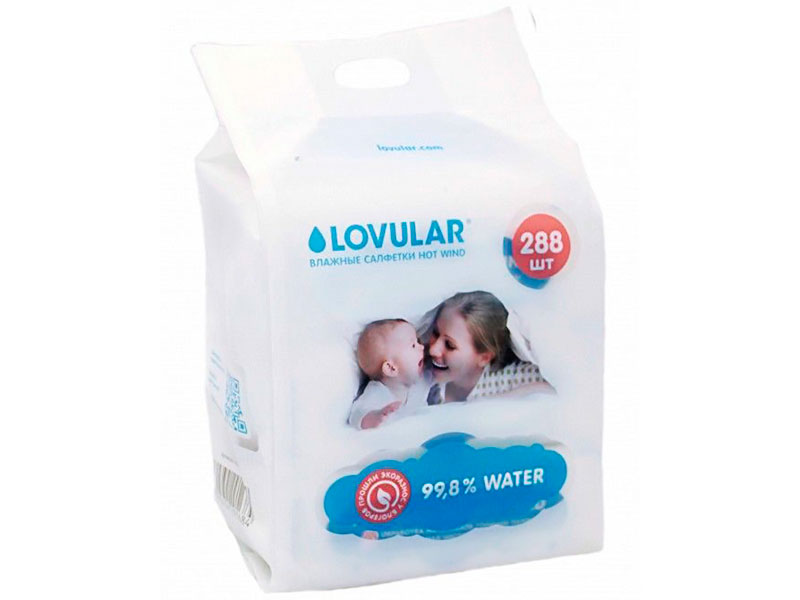 

Салфетки Lovular 3x96шт 429168, 429168