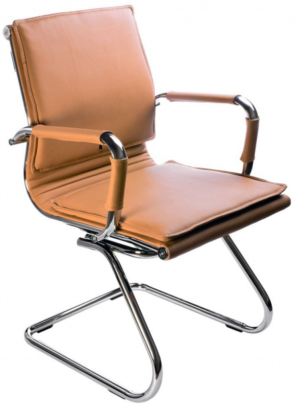 Компьютерное кресло Бюрократ Ch-993-Low-V, обивка: эко. кожа, цвет: светло-коричневый стул бюрократ ch 002 черный эко кожа