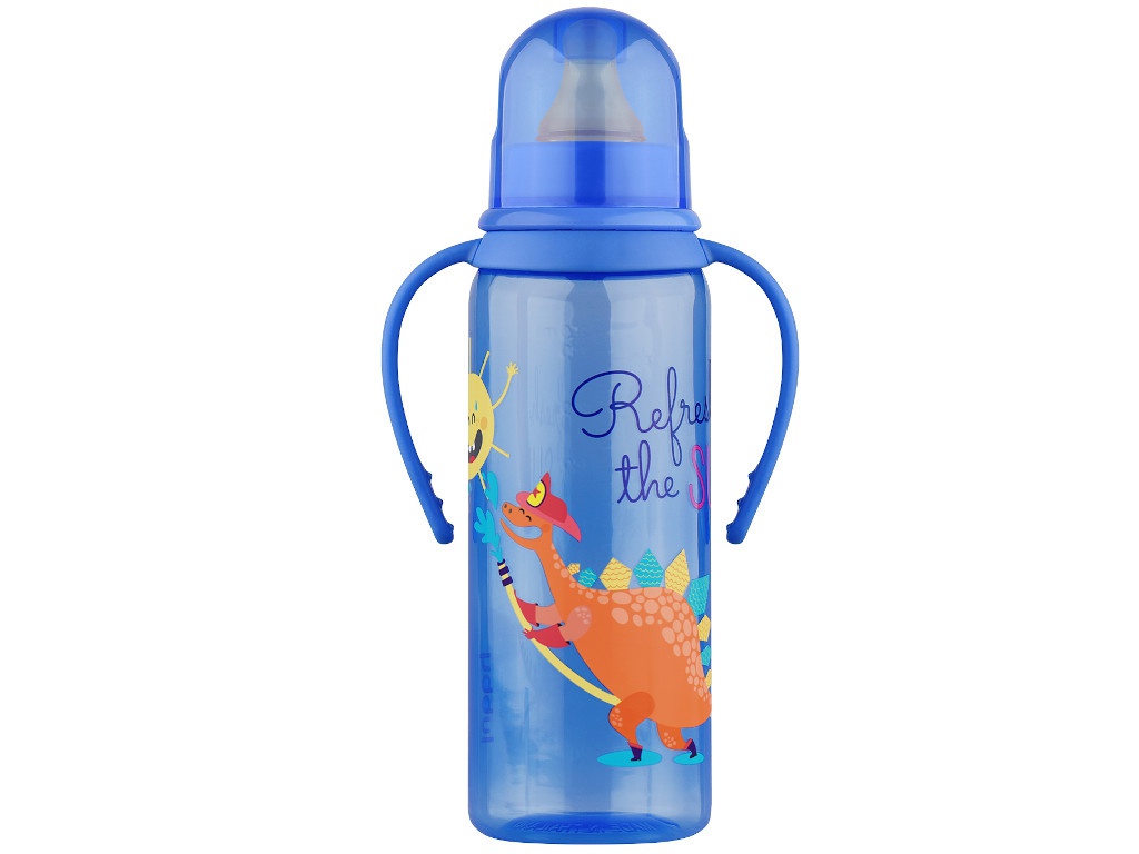 

Бутылочка с соской Lubby 250ml от 0 мес. Blue 11389, 11389