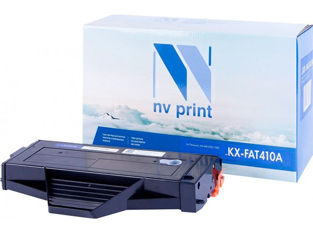 Картридж NV Print KX-FAT410A для Panasonic KX-MB1500/MB1520/MB1530/MB1536 2500k картридж cactus cs p400 kx fat411a7 для panasonic mb1500 mb1507 mb1520 1800 страниц цвет чёрный